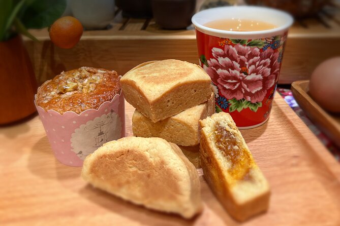 Pineapple Pastry with Egg Yolk, Longan Cake, High Mountain Oolong Tea. Taiwan Traditional Dessert Experience-D (Taipei Cooking Class) - What the $70 price includes in practical terms