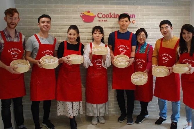 Taiwan Traditional Delicacies Experience, Xiao Long Bao, Chicken vermicelli with mushroom and sesame oil, Tofu strips salad, Bubble milk tea. - What this Taipei cooking class is really about