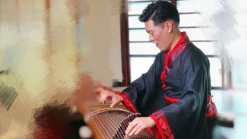 Wear Hanfu and play guzheng - Getting there from Beitou MRT Station Exit 2