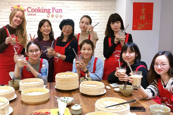 Xiao Long Bao, Pork thick soup, Bubble milk tea. Taiwan Traditional Light Meals Experience-B (Taipei Cooking Class) - Recipe books and the value of the $65 price